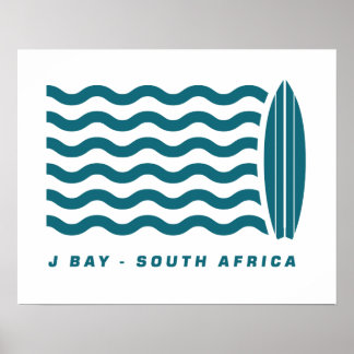 Surf Jeffreys Bay South Africa Poster