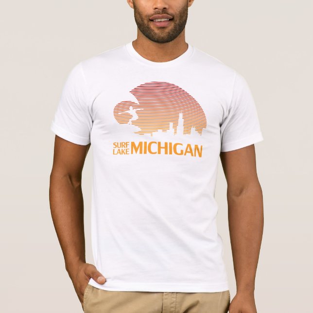 Surf Lake Michigan! T-Shirt (Front)