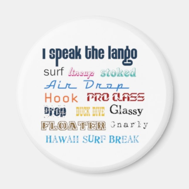 Surf Lango LIMITED EDITION Magnet (Front)