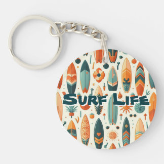 Surf Life Keychain