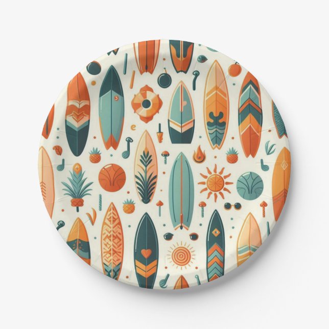 Surf Life Paper Plates (Front)