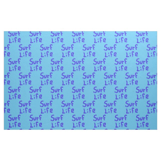 surf life Thunder_Cove blue beach Fabric (Fat Quarter)
