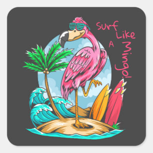 Surf Like a Mingo! Sticker