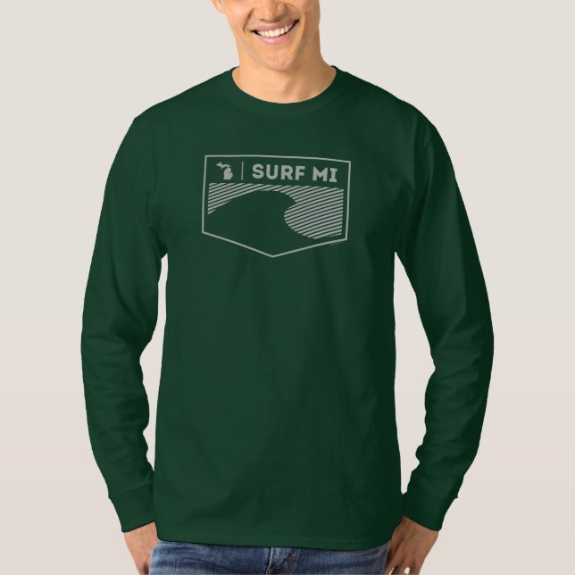 Surf MI American Apparel Michigan L/S T-Shirt (Front)
