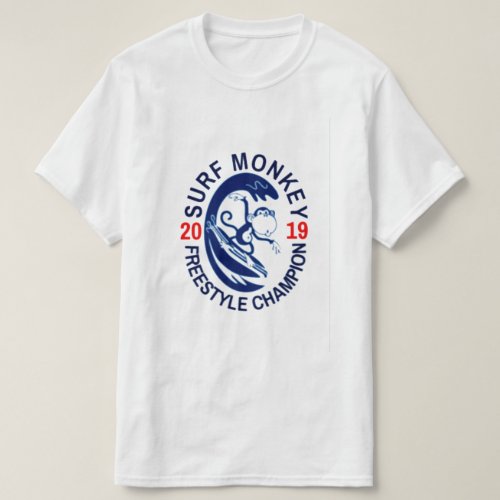 SURF MONKEY FREESTYLE CHAMPION 2019 T_Shirt