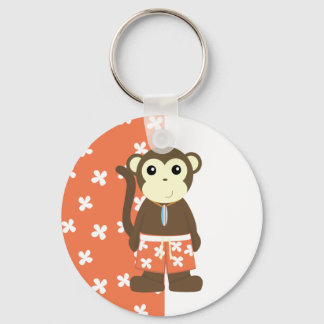 Surf Monkey Keychain