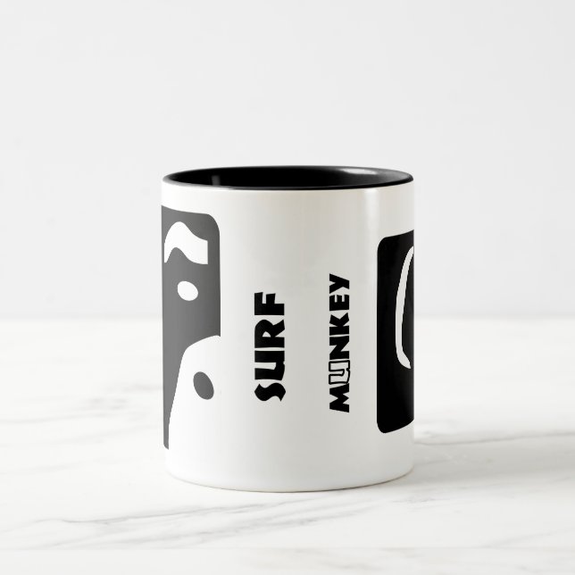 Surf Munkey logo on a mug (Center)