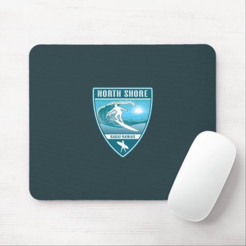 Surf North Shore Kauai Hawaii Mouse Pad