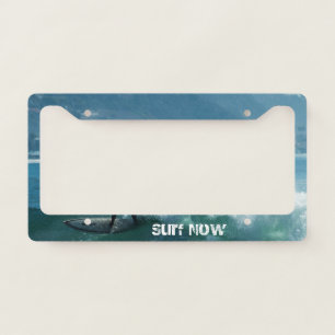 Surf Now License Plate Holder Frame