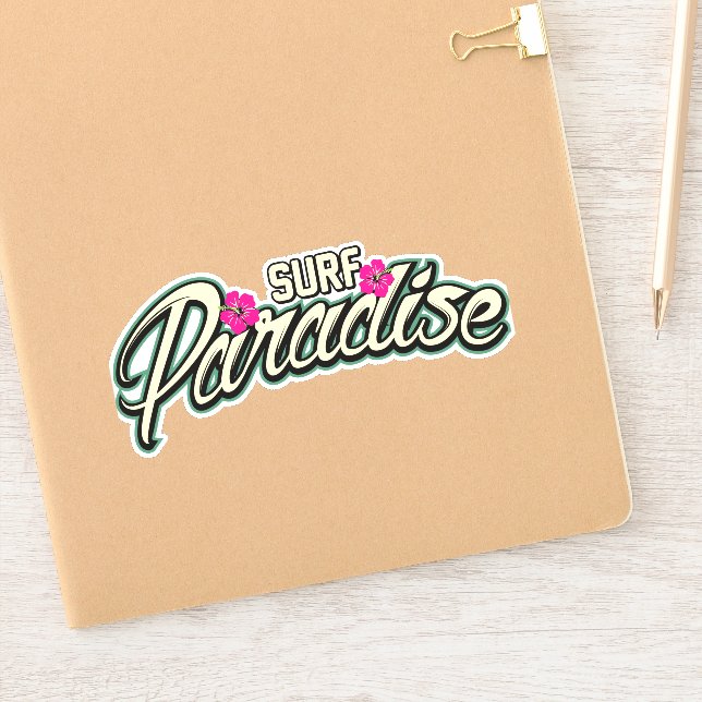 Surf Paradise  Sticker (Notebook)