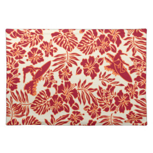 Surf Pareau Hawaiian Dinner Placemats