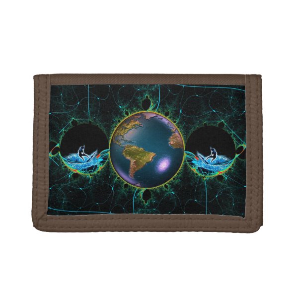 Surf Planet Trifold Wallet