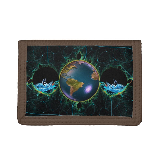 Surf Planet  Trifold Wallet (Front)