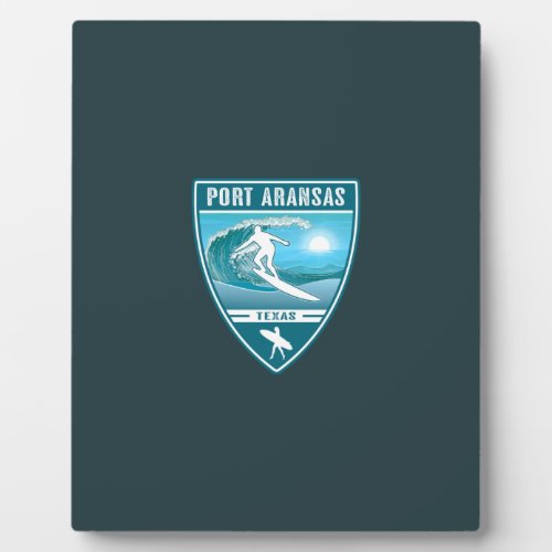 Surf Port Aransas Texas Plaque