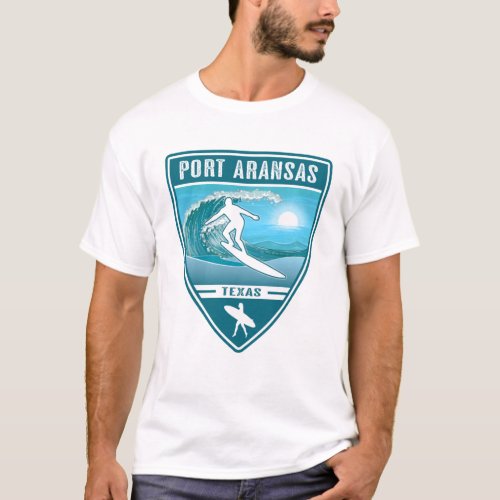 Surf Port Aransas Texas T_Shirt