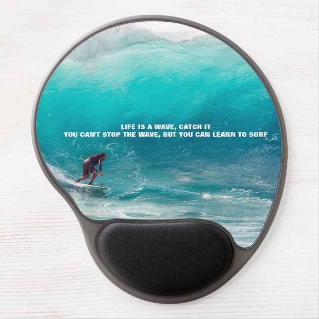 SURF QUOTE  GEL MOUSE PAD (Front)