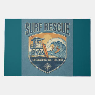 Surf Rescue Lifeguard Patrol Est 1950 Doormat