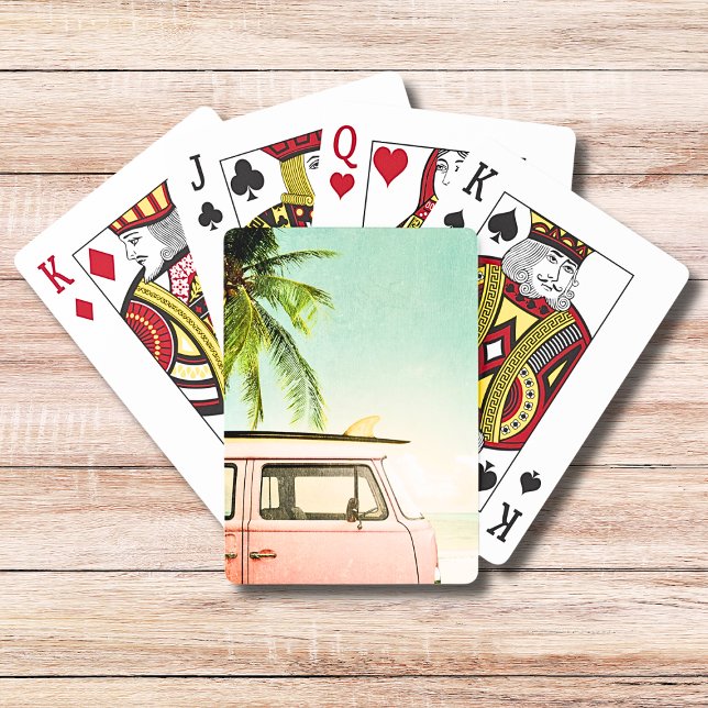 Surf Retro | Beach Poker Cards (Creator Uploaded)