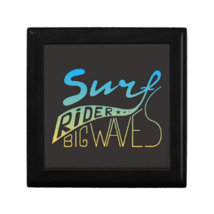 Surf Rider Big Waves Keepsake Box