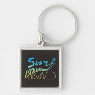 Surf Rider Big Waves Keychain