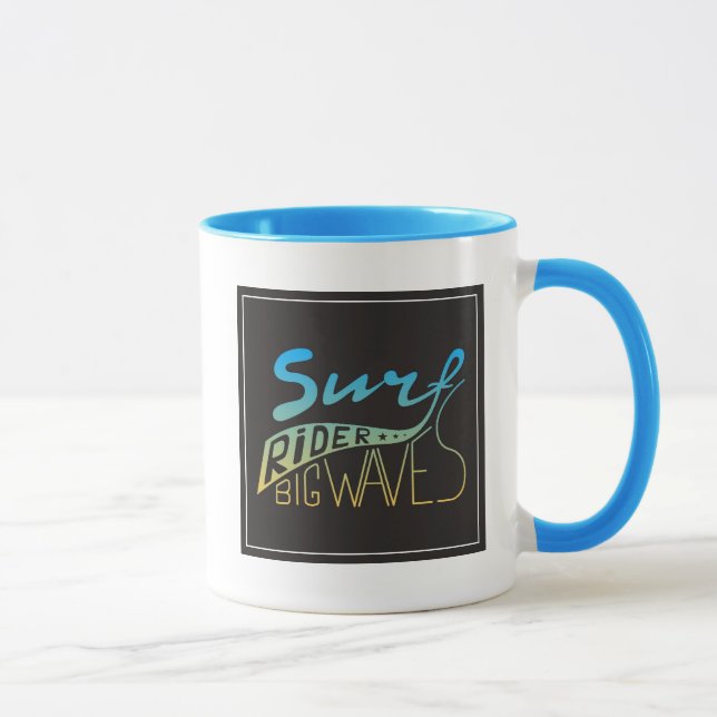 Surf Rider Big Waves Mug (Right)