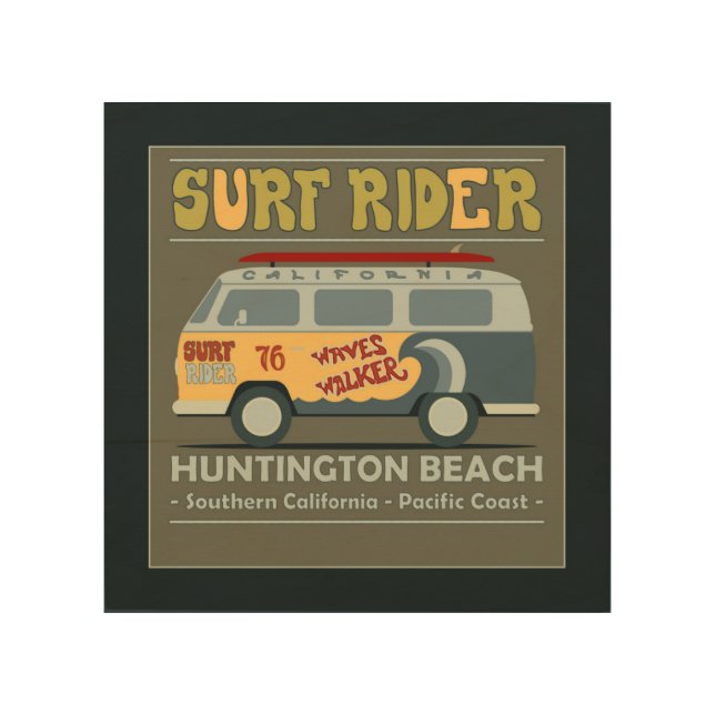 Surf Rider Huntington Beach Poster (Front)