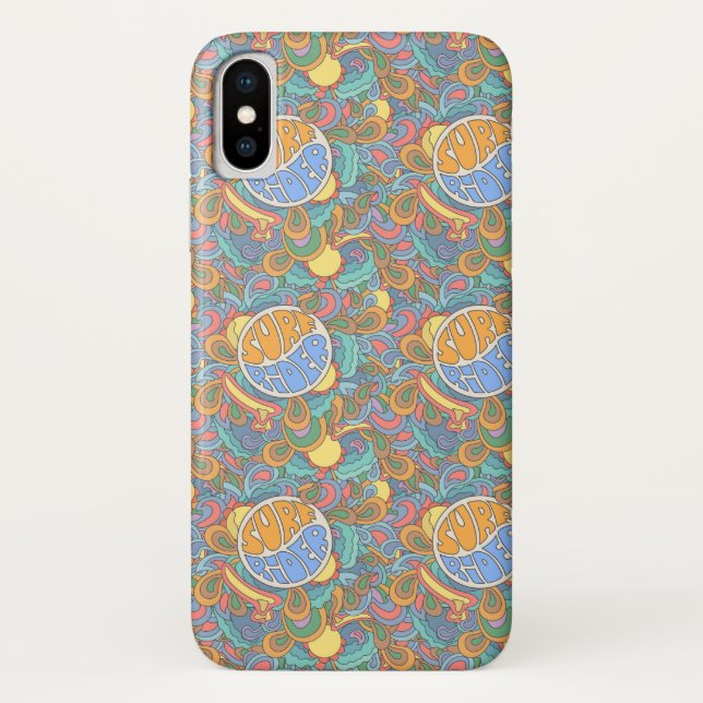 Surf Rider Pattern Case-Mate iPhone Case (Back)