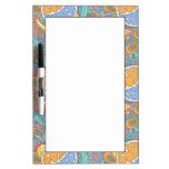 Surf Rider Pattern Dry-Erase Board