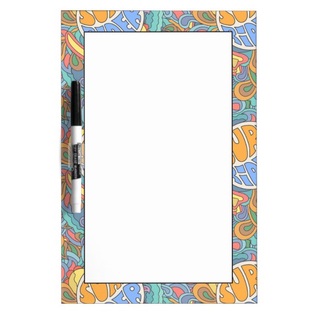 Surf Rider Pattern Dry-Erase Board (Front)