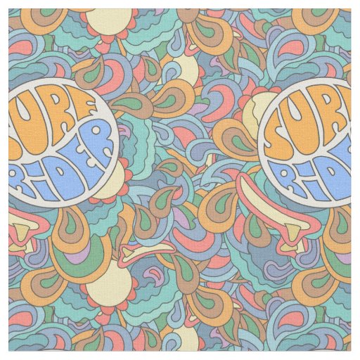 Surf Rider Pattern Fabric