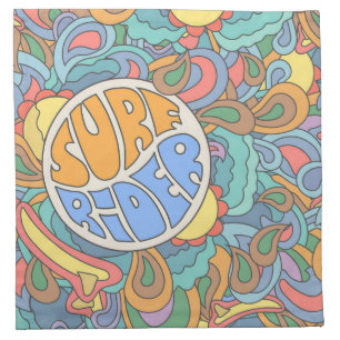 Surf Rider Pattern Napkin