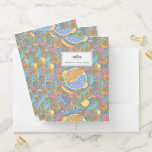 Surf Rider Pattern Pocket Folder