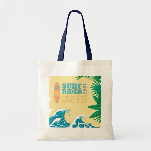Surf Rider Surf Contest |1983 Tote Bag (Front)