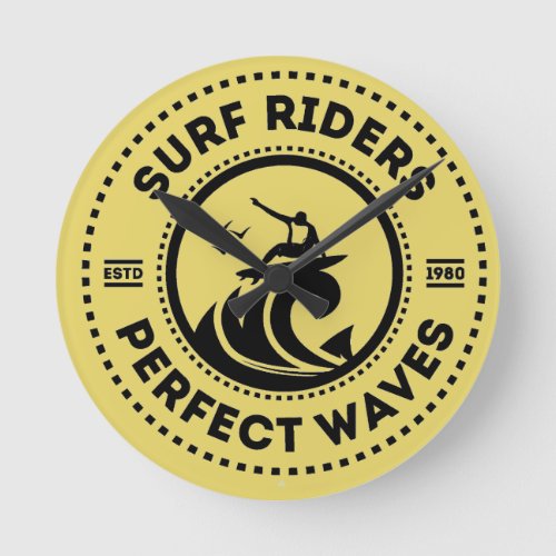 Surf Rider Wall Clock