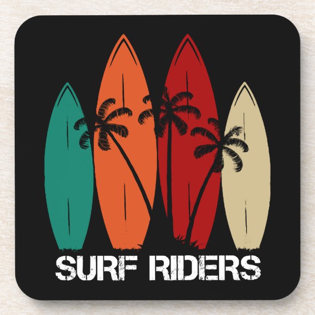 Surf Riders Beverage Coaster (Front)