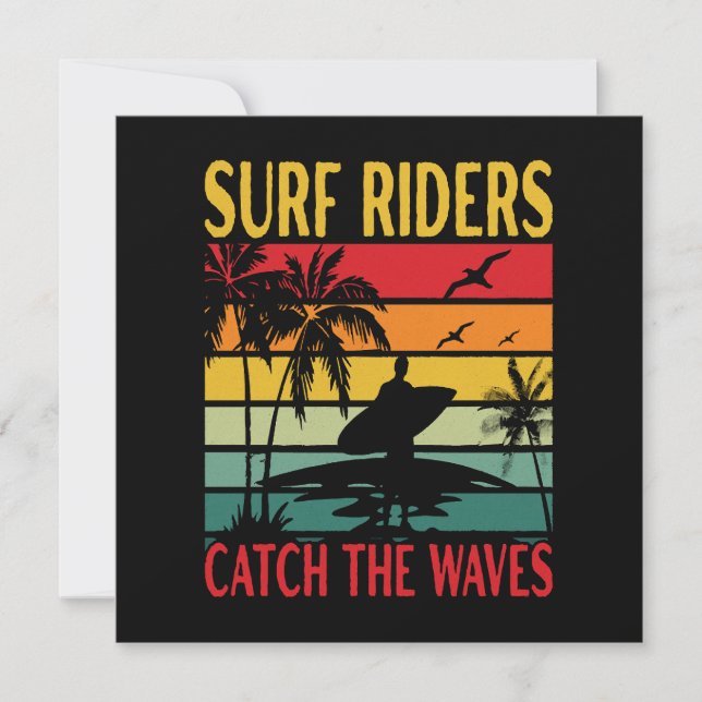 Surf Riders Catch the Waves (Front)