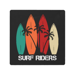 Surf Riders Metal Print