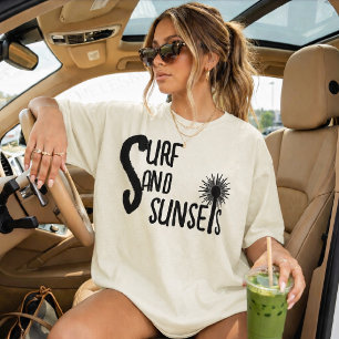 Surf Sand Sunsets Beach Vibes T-Shirt