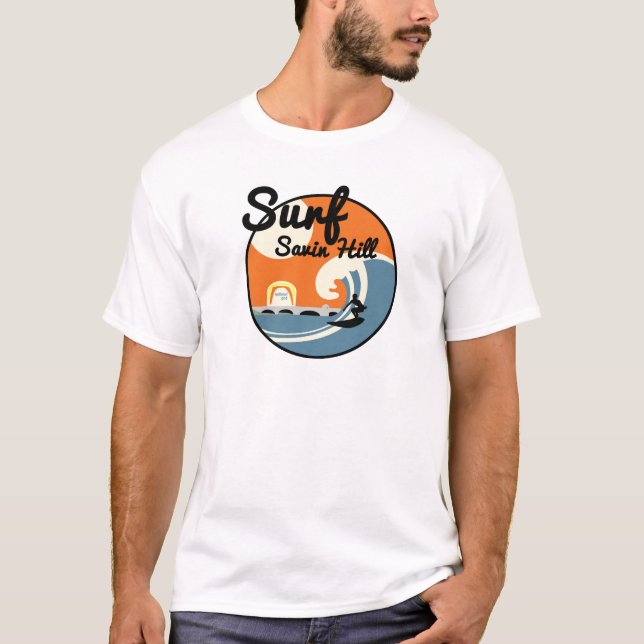 Surf Savin Hill - Dorchester's favorite beach! T-Shirt (Front)