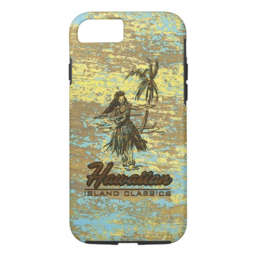 Surf Shack Hawaiian Faux Wood iPhone 87 Case