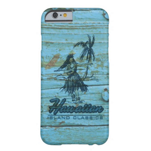 Surf Shack Hawaiian Faux Wood Barely There iPhone 6 Case