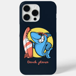 Surf Shark Beach Please iPhone 15 Pro Max Case