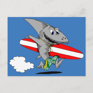 Surf Shark Postcard