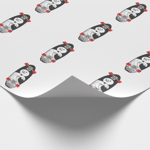 Surf Skateboard Wrapping Paper