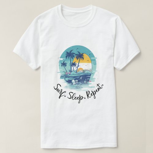 Surf Sleep Repeat T_Shirt