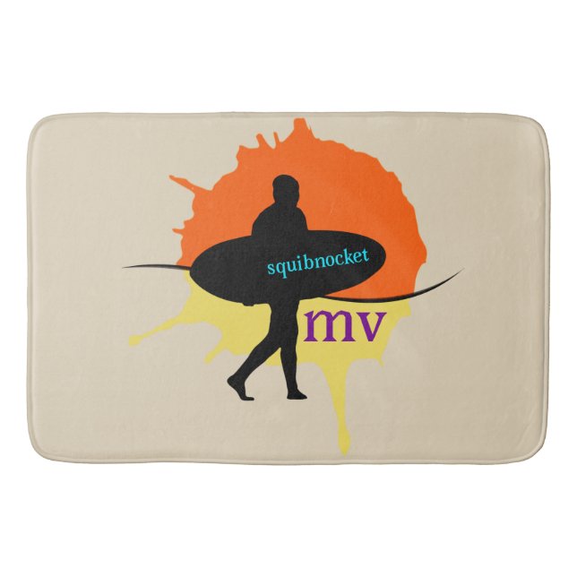 Surf Squibnocket Bath Mat (Front)