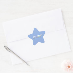 Surf star small stickers
