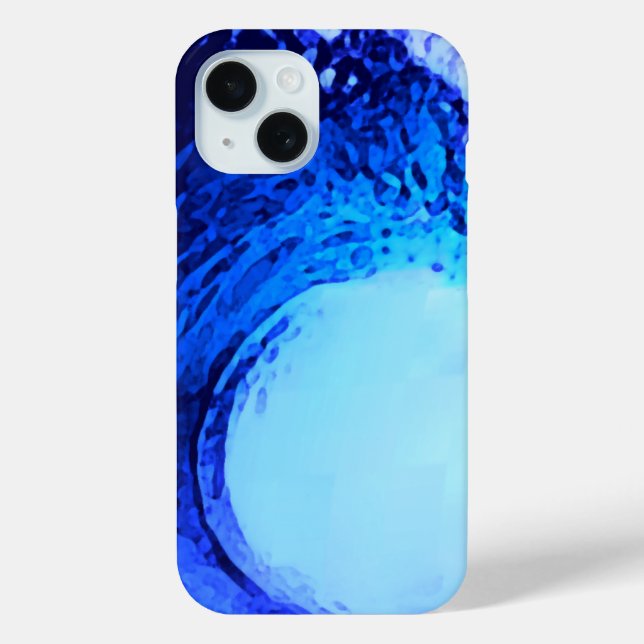 Surf style blue wave Case-Mate iPhone case (Back)