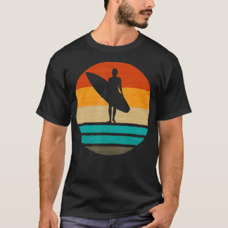 Surf Surfing Surfboard Sunset 70s 80s Surfer Summe T-Shirt