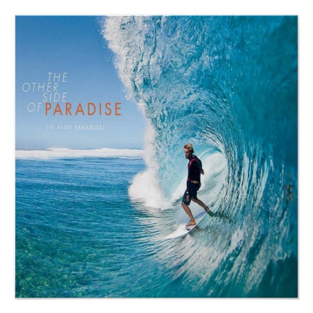 Surf Surfing Surfer Poster (Front)